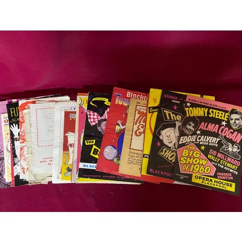 670 - Selection of Blackpool Theatre programmes and other Theatre ephemera from the 60's.