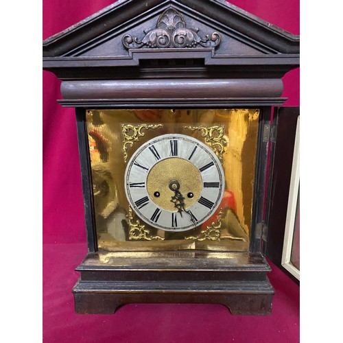 107 - Ornate mantel clock measuring 47cms