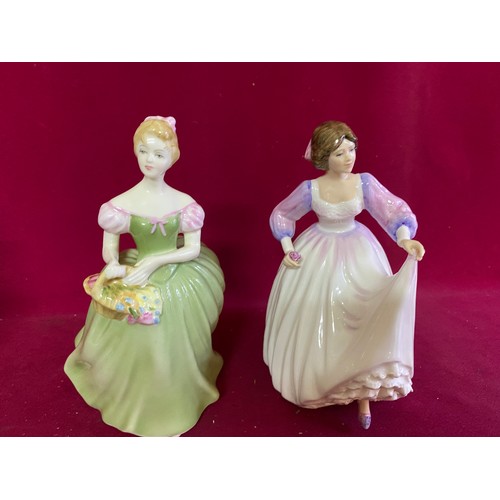 190 - 3 x Royal Doulton ladies, 'Sweet Sixteen', 'Clarissa' and 'Ashley'