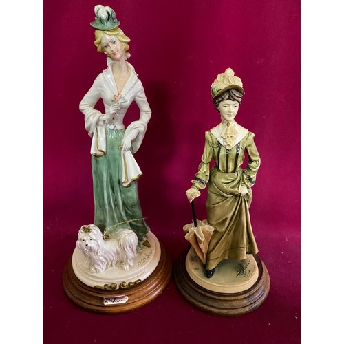 198 - 3 x porcelain lady figurines