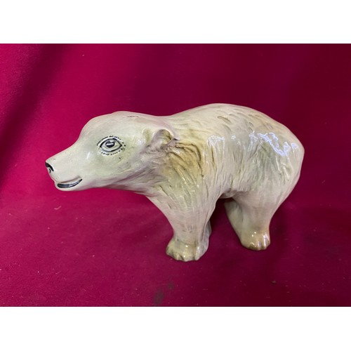 244 - 3 pieces of melbaware, an old english sheepdog, a corgi and a polar bear