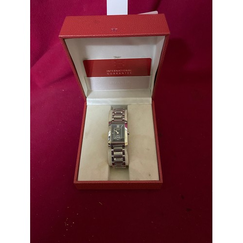 154 - Titan Ladies sub dial tank watch with box