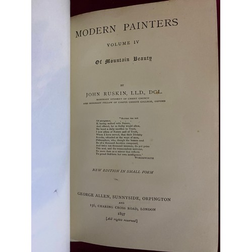 6 - Collection of Antique Ruskin Books