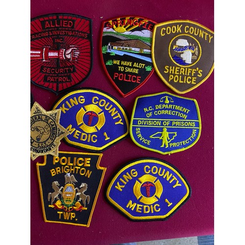 15 - Collection of vintage obselete Police patch badges