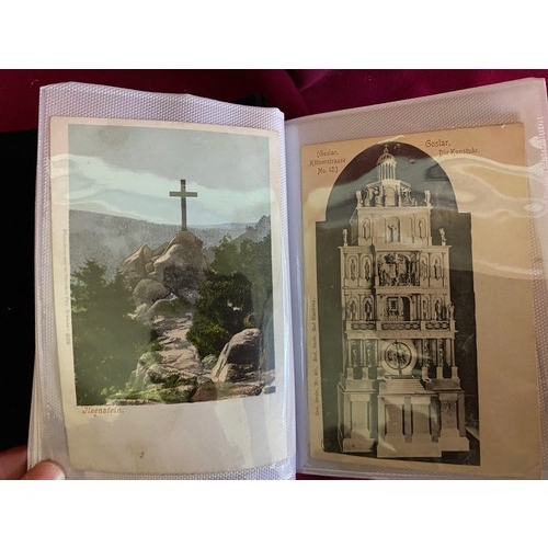 4 - Vintage postcard Album and postcards.