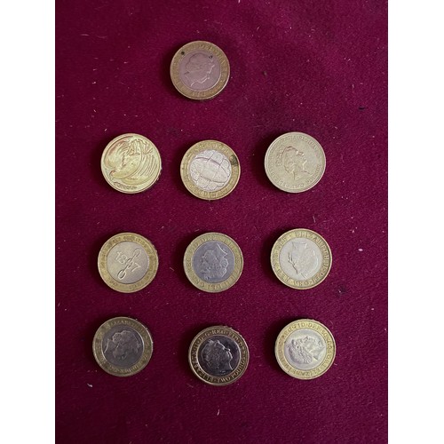 22 - Collection of 10 collectable £2 coins.