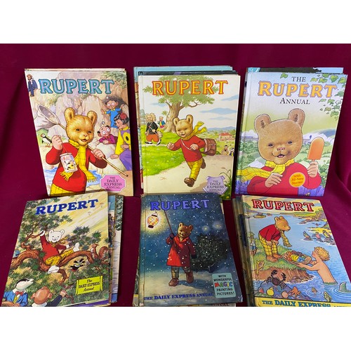 32 - Collection of Rupert Bear annuals