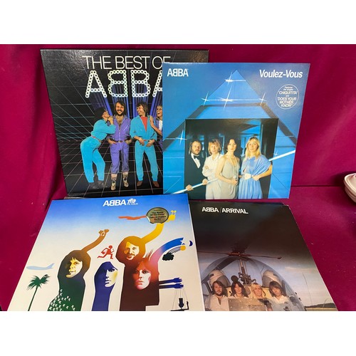 340 - Collection of 7 x Abba LP's