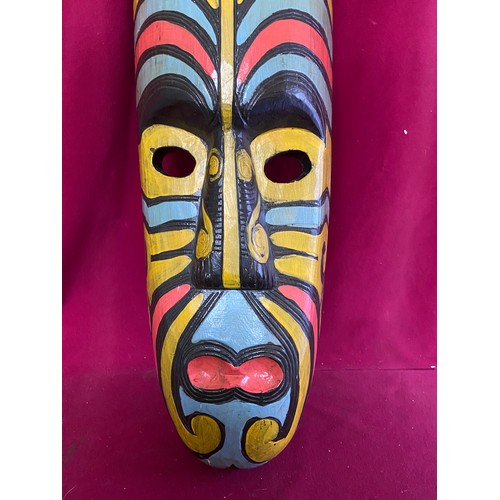 60 - Large African wooden wall mask