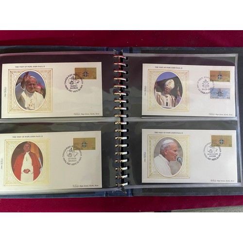 63 - Album of Benham Silk First Day Covers.