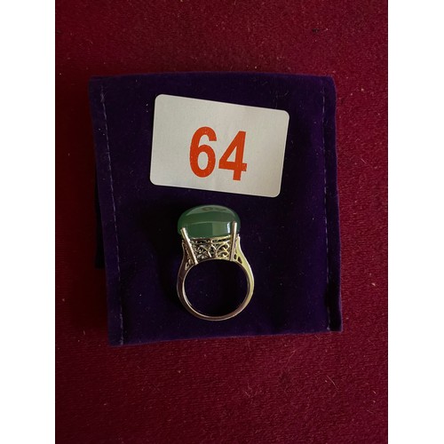 64 - Sterling silver ring