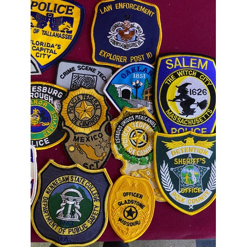 88 - Collection of vintage obsolete Police Patch badges