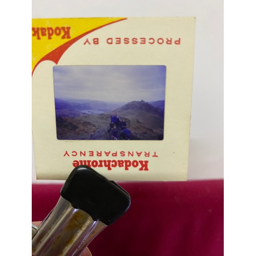 94 - Box of approximately 200 vintage 35mm slides of Lake District, comes with viewer.