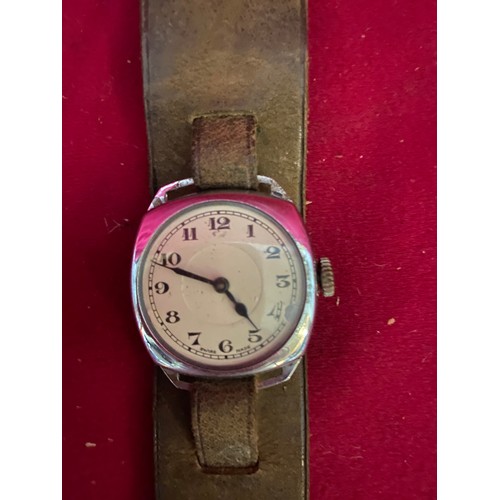 273 - World War 2 military mens watch with Oris movement Swiss made