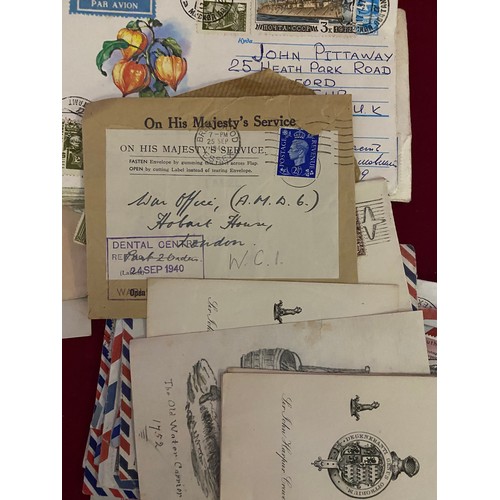 288 - Old photographs, Soviet and other airmail covers, postcards and old ephemera