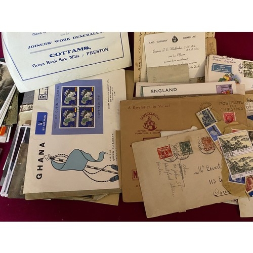 288 - Old photographs, Soviet and other airmail covers, postcards and old ephemera