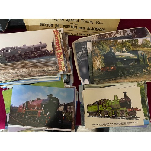 368 - Box of railwayana including railway collectables, photo's, DVD's and ephemera