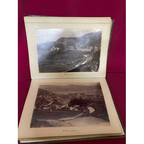 370 - Large Victorian photo album of North Yorkshire, Cumbria and Lincolnshire.