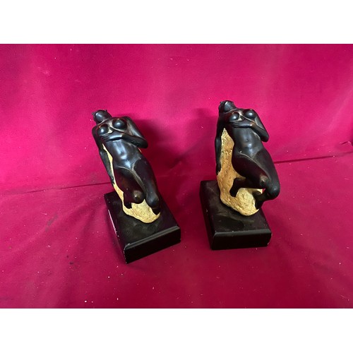 372 - Pair of Nude Lady Bookends.