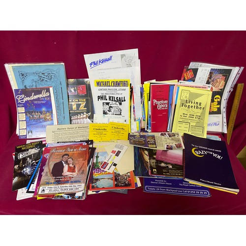 373 - Collection of Blackpool Theatre programmes, tickets and fliers.