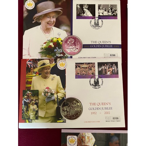 383 - Collection of Queen Elizabeth Crown First Day Covers.