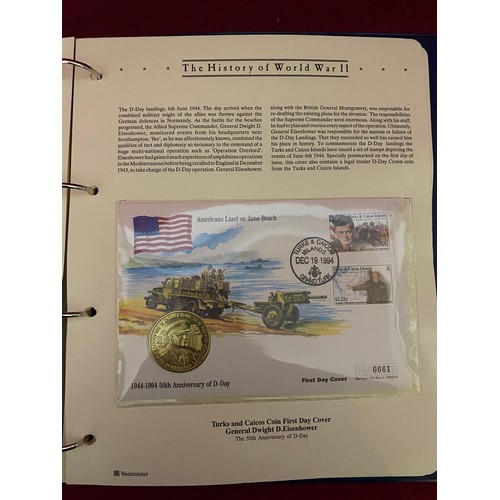 396 - Album of WW2 commemorative coin