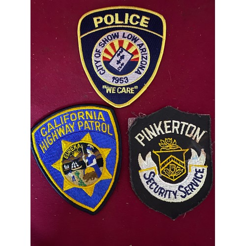 412 - Collection of Police patch badges