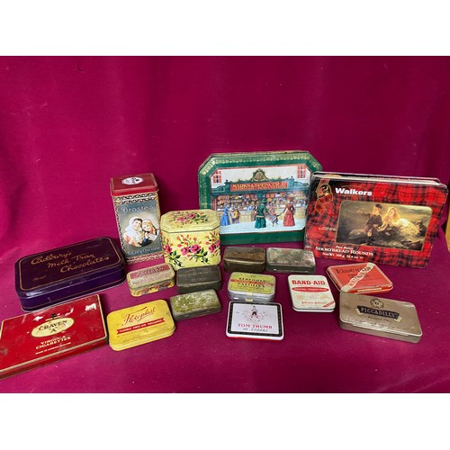 428 - Collection of old tins