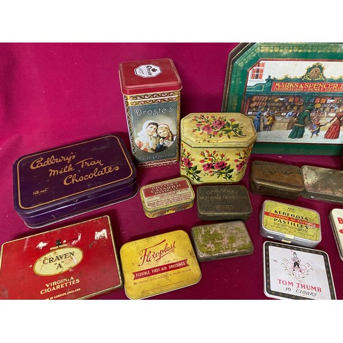 428 - Collection of old tins