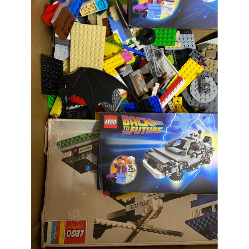 436 - Large collection of Lego including Back to the Future delorean