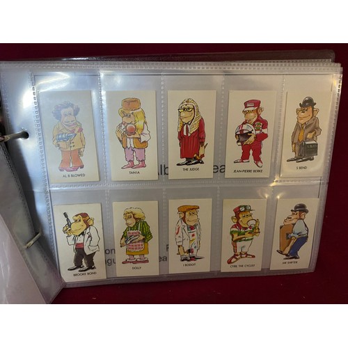 444 - Album of tea cards, all in sets