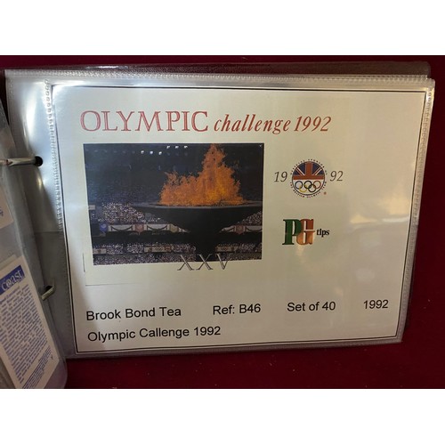 444 - Album of tea cards, all in sets