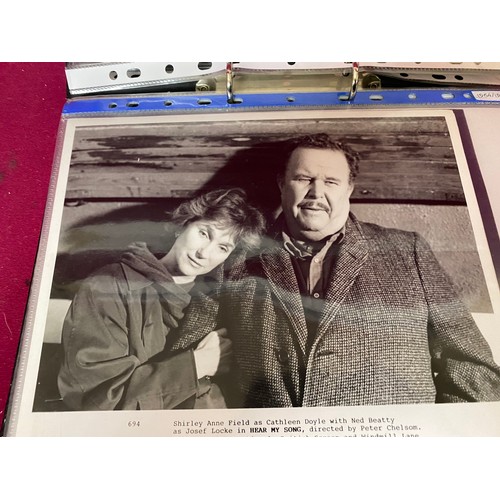 448 - Album of lobby cards, film stills and memorabilia