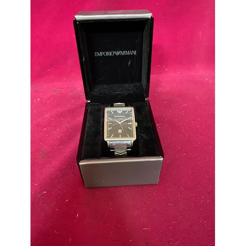 457 - Boxed Armani watch