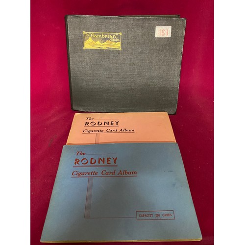 461 - 3 Albums of vintage cigarette cards.