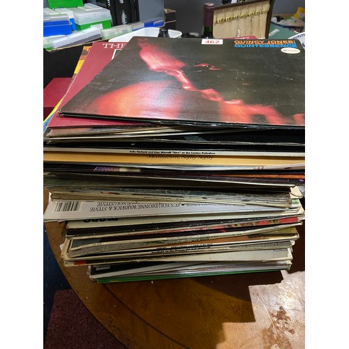 462 - Large collection of LP records.