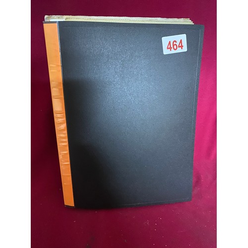 464 - Blackpool FC scrapbook with autographs.