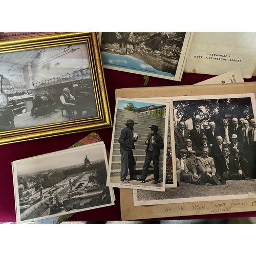 465 - Large collection of ephemera including photo's, letters and other paperwork, theatre programmes and ... 