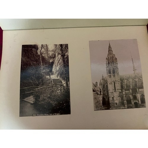 370 - Large Victorian photo album of North Yorkshire, Cumbria and Lincolnshire.