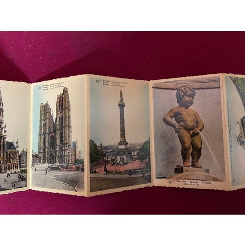 376 - 3 pre war postcard albums.