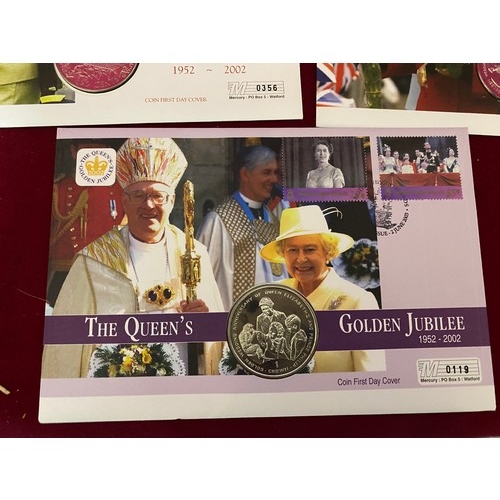 383 - Collection of Queen Elizabeth Crown First Day Covers.