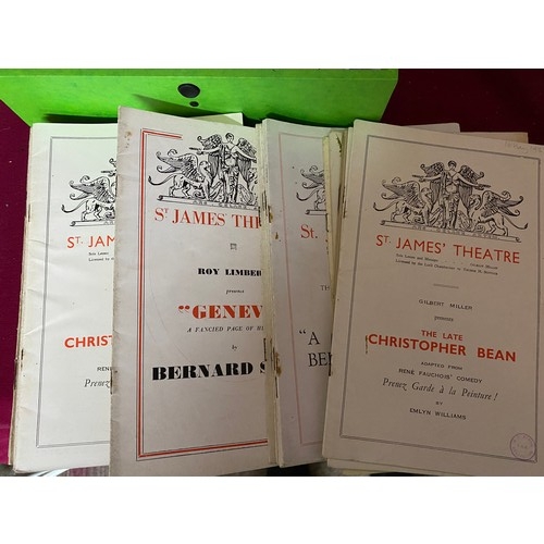 390 - Box of vintage Theatre programmes from the 1940's - 50's