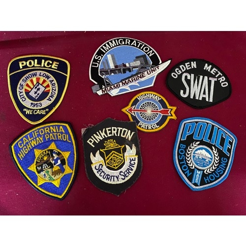 412 - Collection of Police patch badges