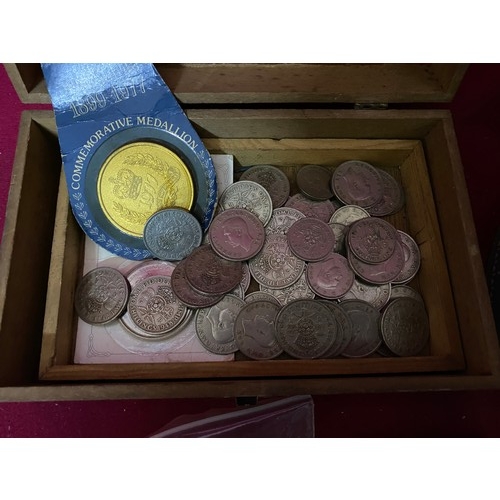 430 - 2 tins of old coins