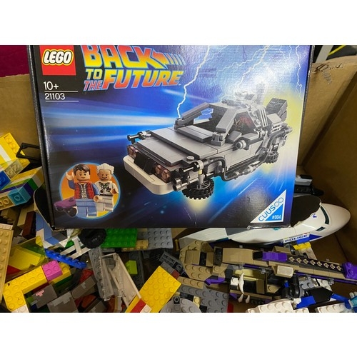 436 - Large collection of Lego including Back to the Future delorean