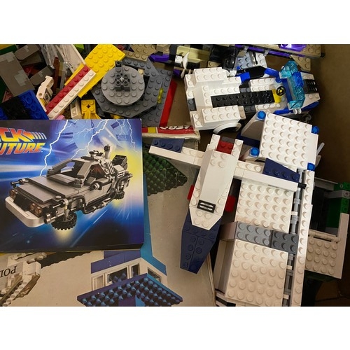 436 - Large collection of Lego including Back to the Future delorean