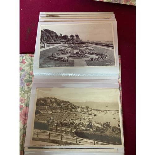 443 - 3 albums of old postcards