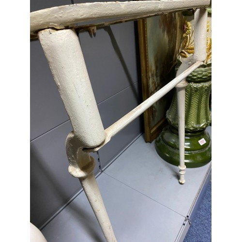 796 - Metal Victorian sink stand.