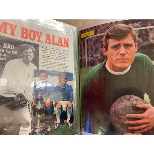 458 - Vintage football scrapbook and lots of cuttings