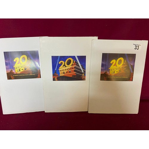 33 - 3 x press kits for Disney's 'The Kid', 'The Fox and the Hounds' and Doug's 1st movie'